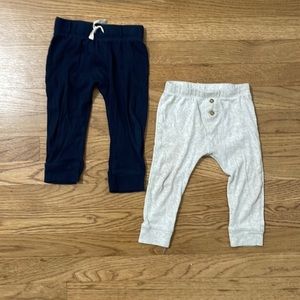 Two pairs of baby boy pants